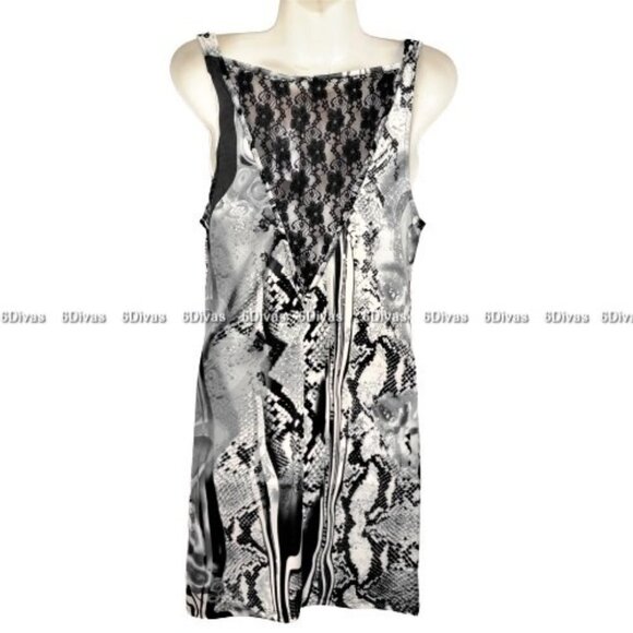 Spicy Sugar Black and White Sleeveless Body Hugging Dress Size S and Size M - Picture 3 of 9